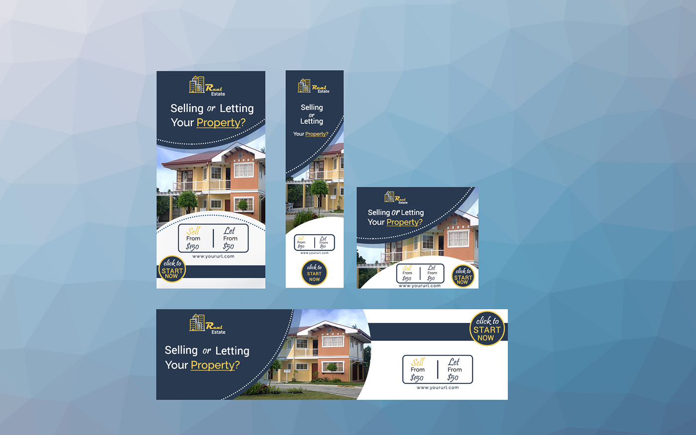 property real estate real estate cover real-estate Realestate banners Advert banner advertisement agent banner set banners