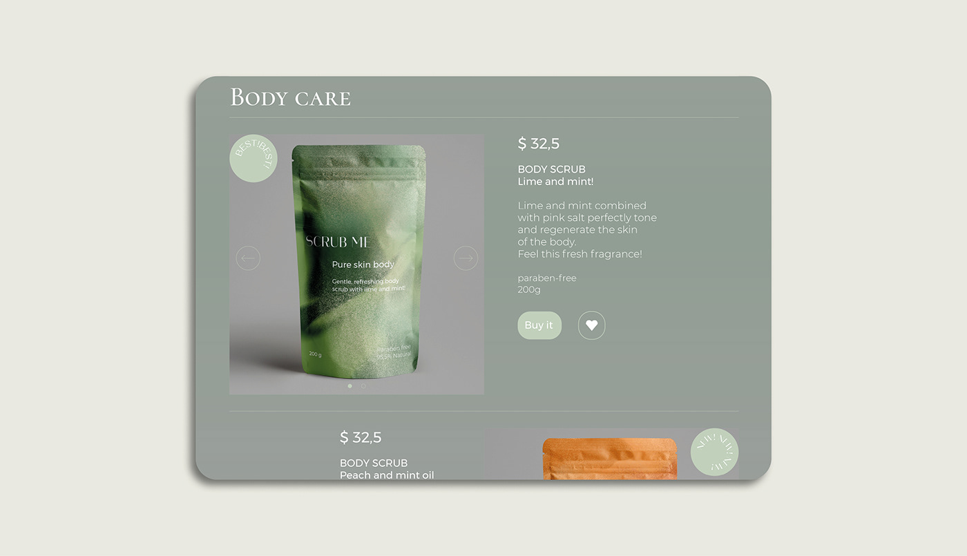 Cosmetic design Packaging Web Design 