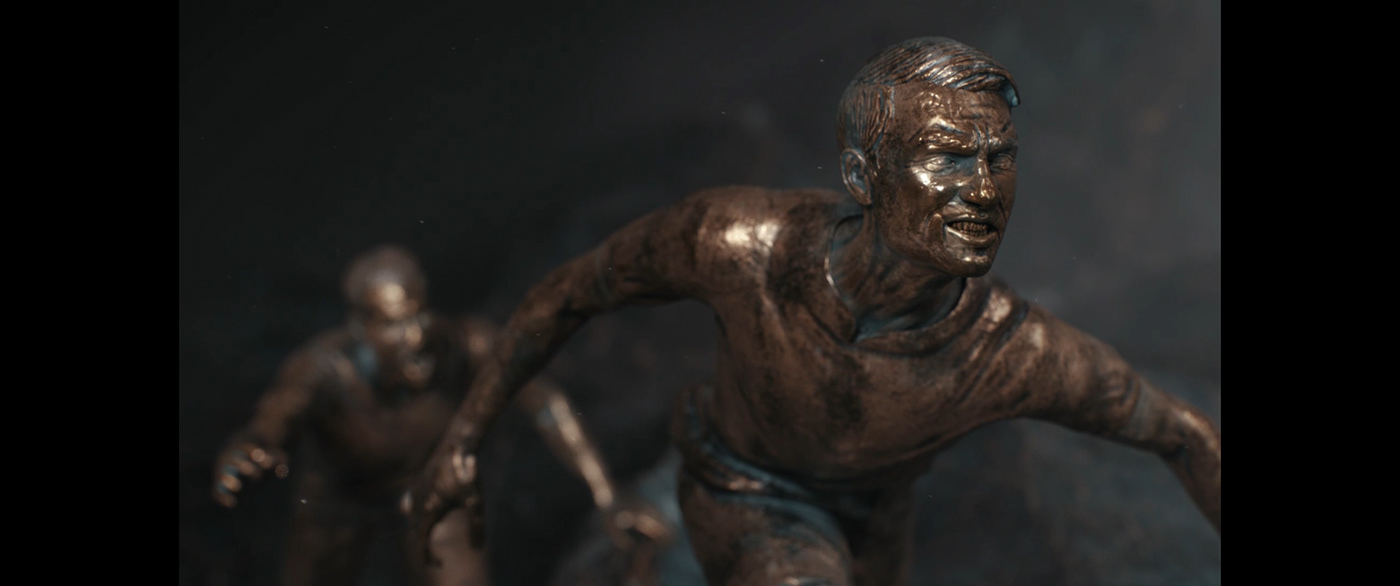 ArtDirection direction CG sculpting  modelig Lookdev statues stylized Full CG football