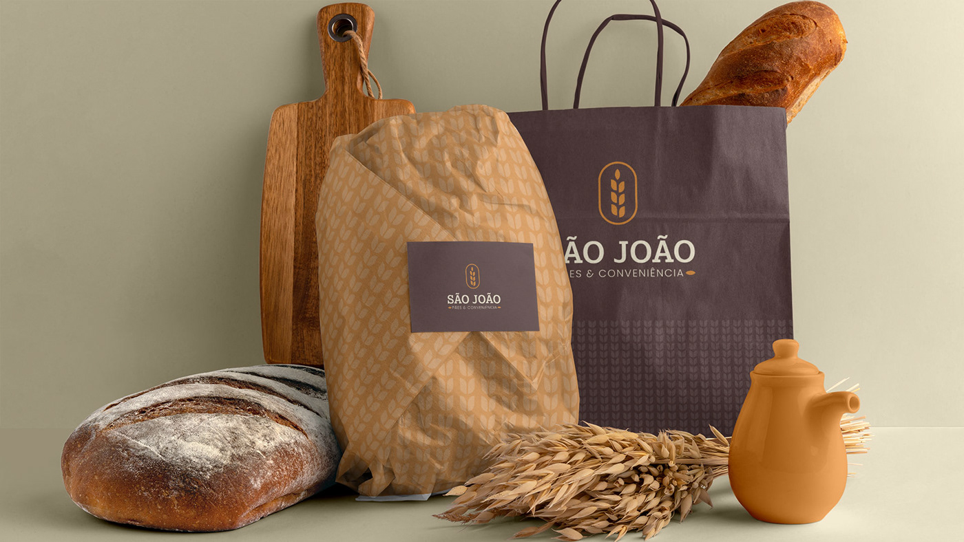 bakery bread Food  identidade visual identity Logo Design Logotipo marca Packaging Padaria