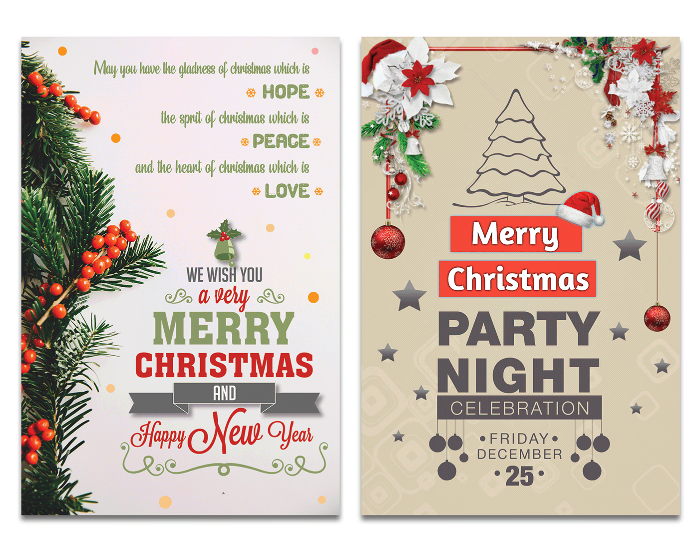 Christmas Christmas banner christmas card christmas flyer christmas poster christmas Tree Holiday party flyer party poster xmas