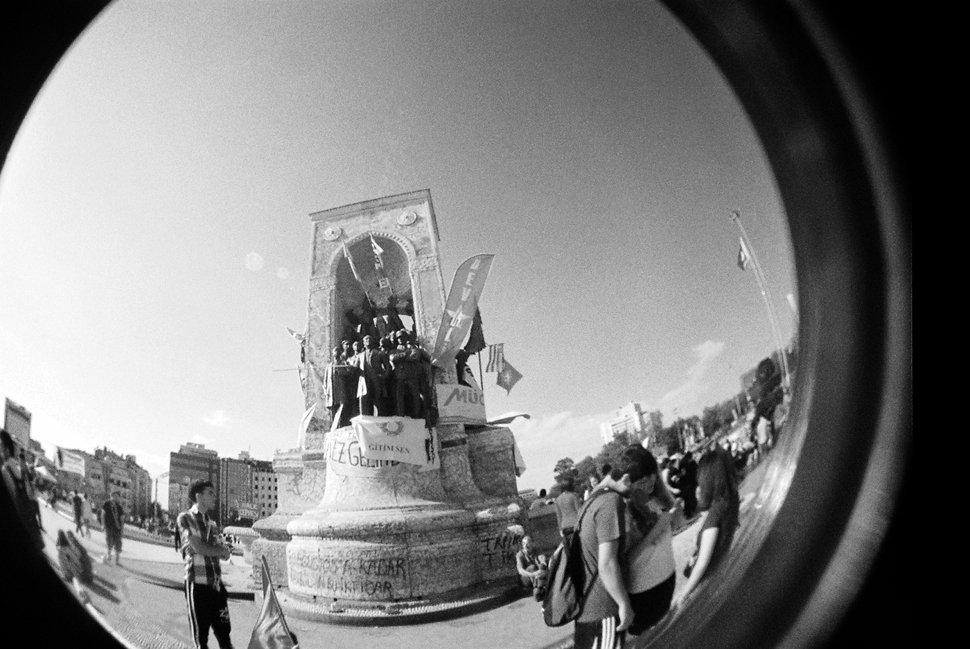 #occupygezi   gezi parkı fisheye film photography analog Lomography lomo 35 mm A.C.A.B.