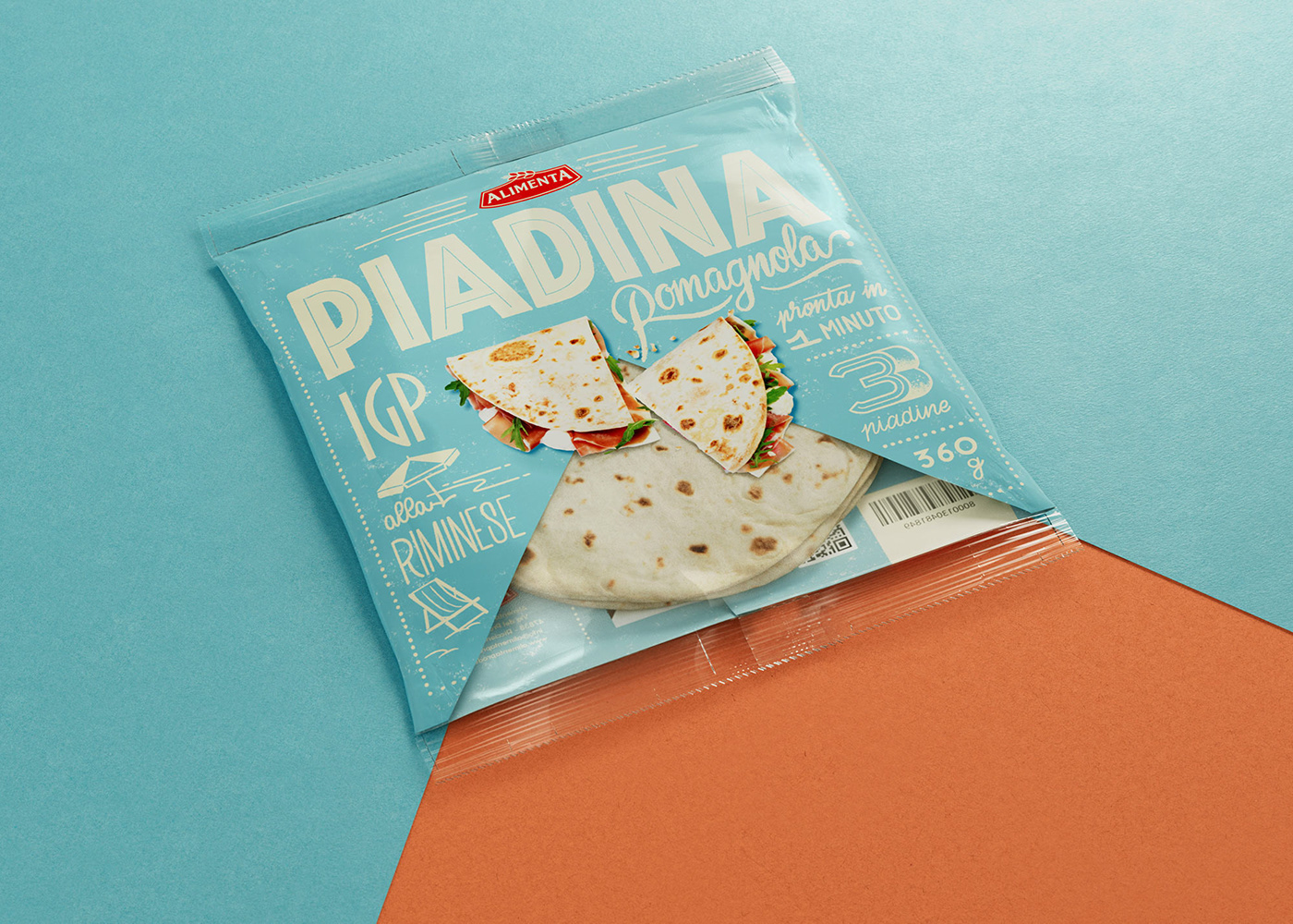 bakery branding branding  Bruschetta Food  Handlettering identity Packaging piadina Pizza typography  