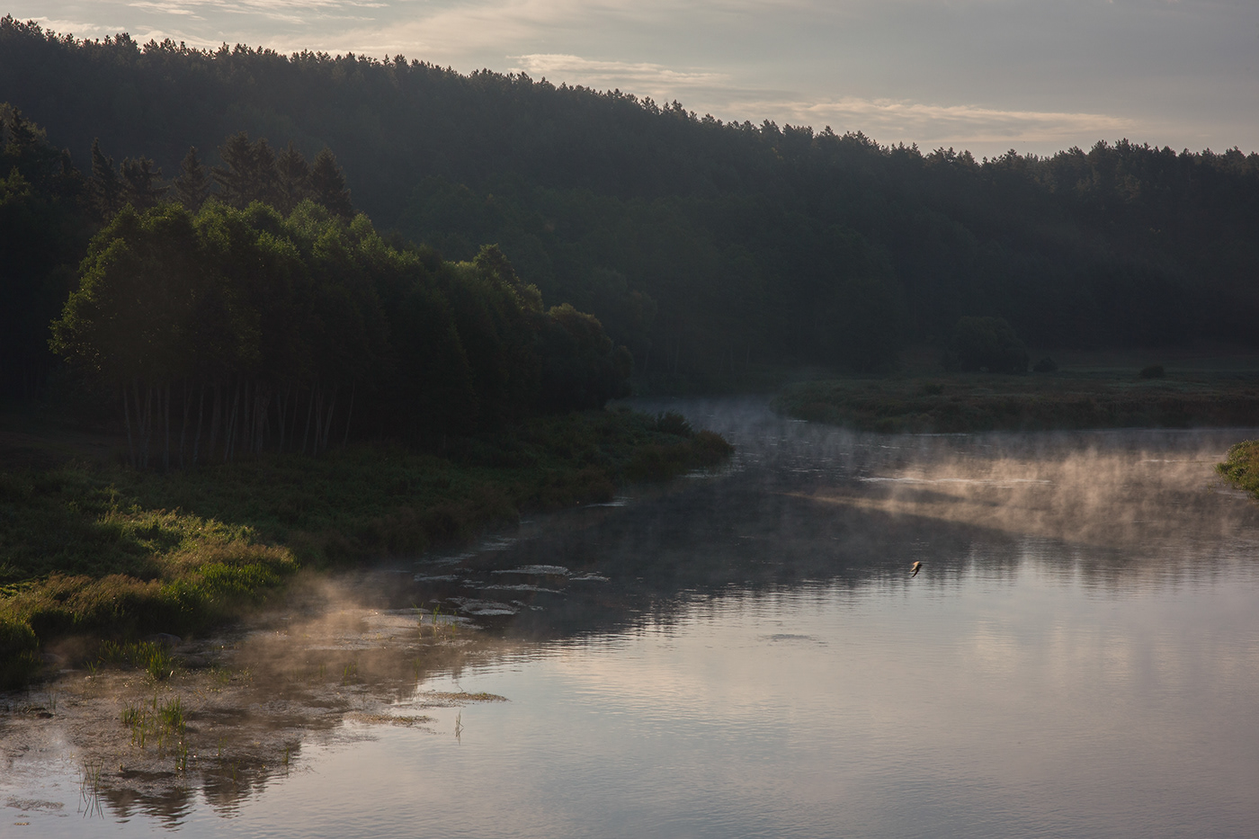 fog Fog landscape Landscape lietuva lithuania Merkys Mindaugas Buivydas mist nemunas river