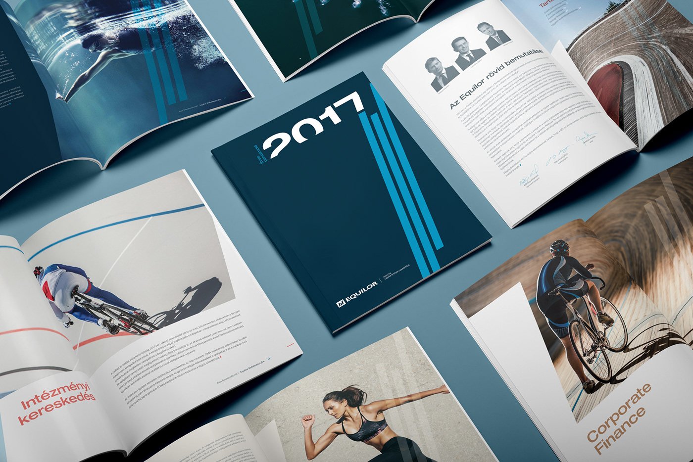 brochure annual report design chart sport geometric finance Investment Layout Forex