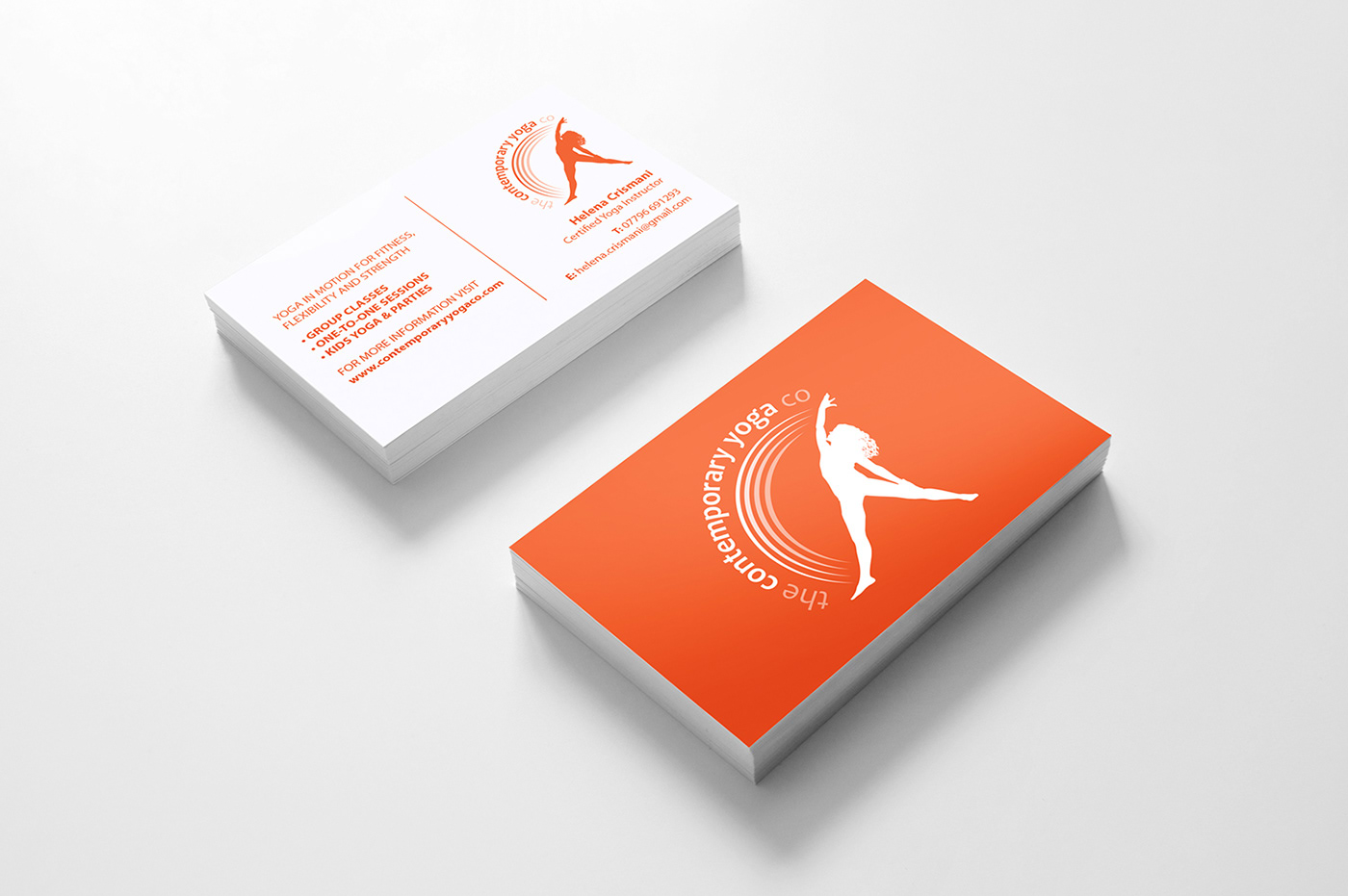 identity Yoga Business card design