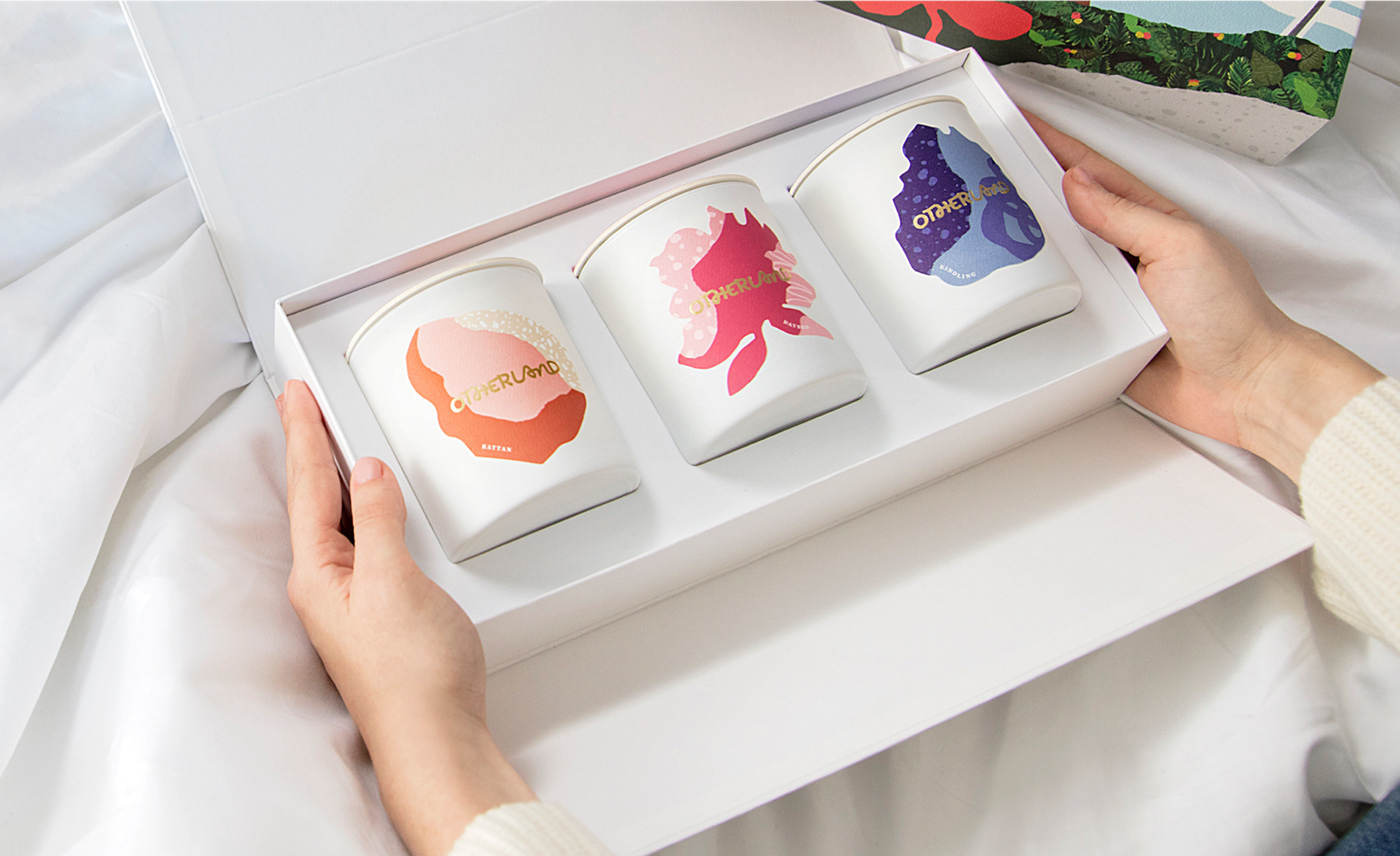 candle Startup branding  Otherland home goods
