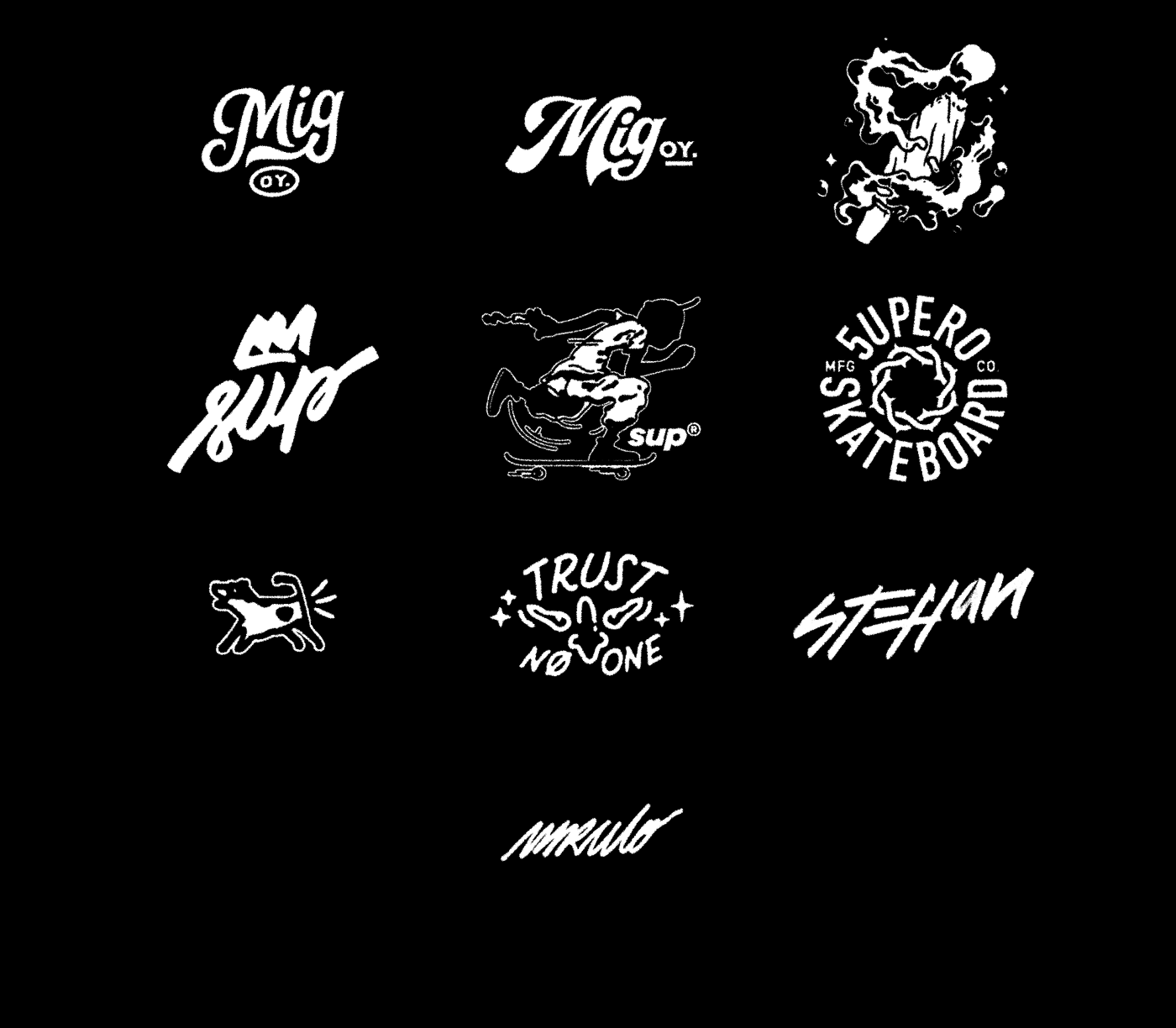 logo logofolio branding  identity graphics corporative type lettering