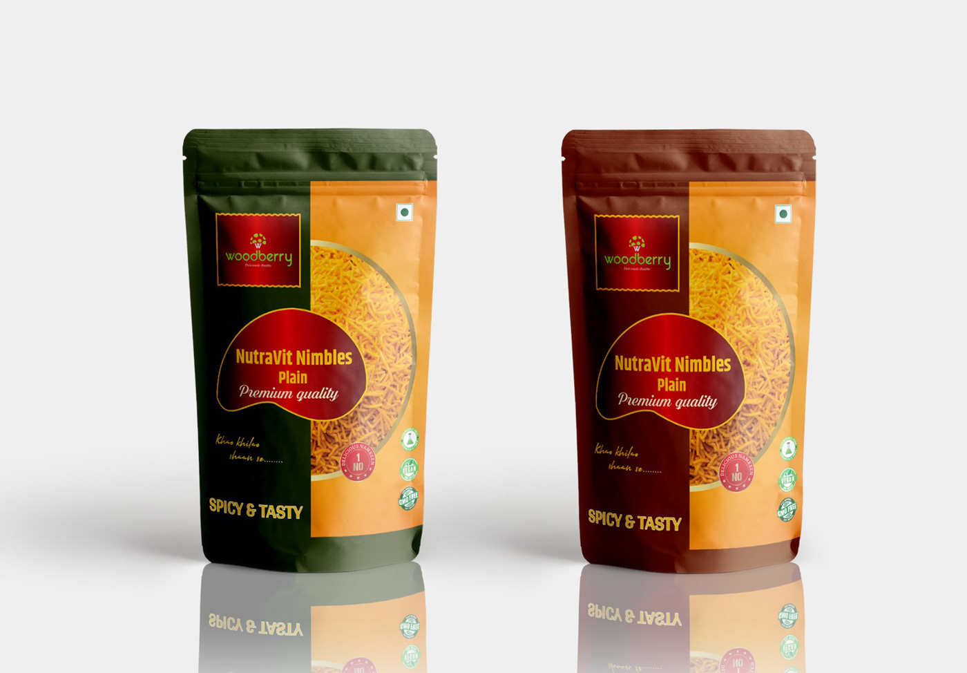 mushroom Mushroom Packaging Namkeen Pouch Packaging pouch Packaging Brand Design visual identity