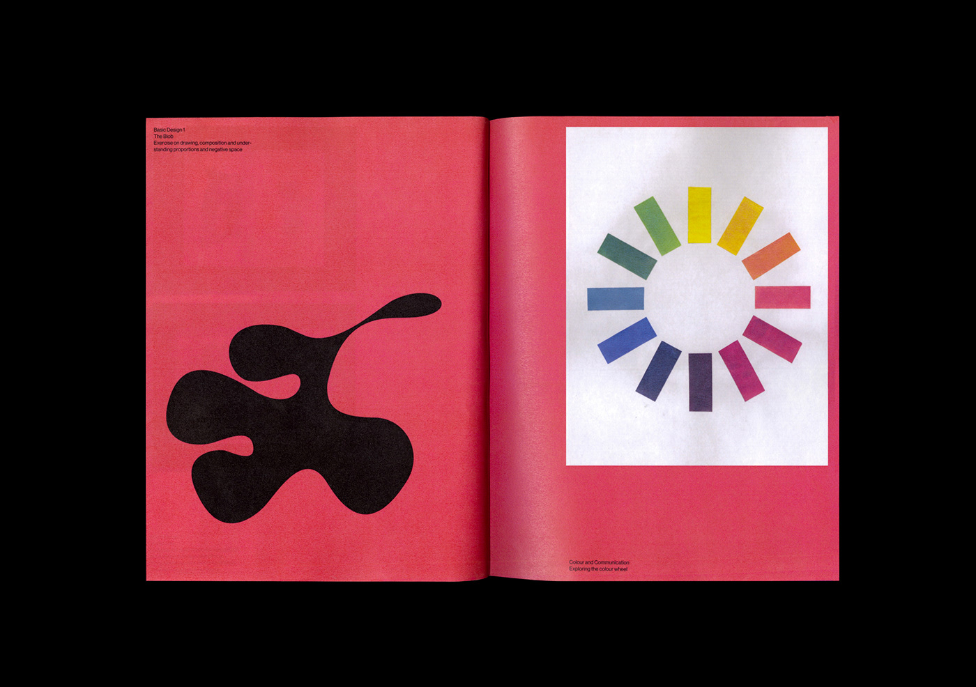 helvetica swiss Guide color book design information modernist grid solid color Layout
