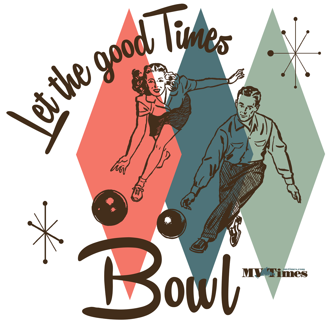 bowling vintage Retro