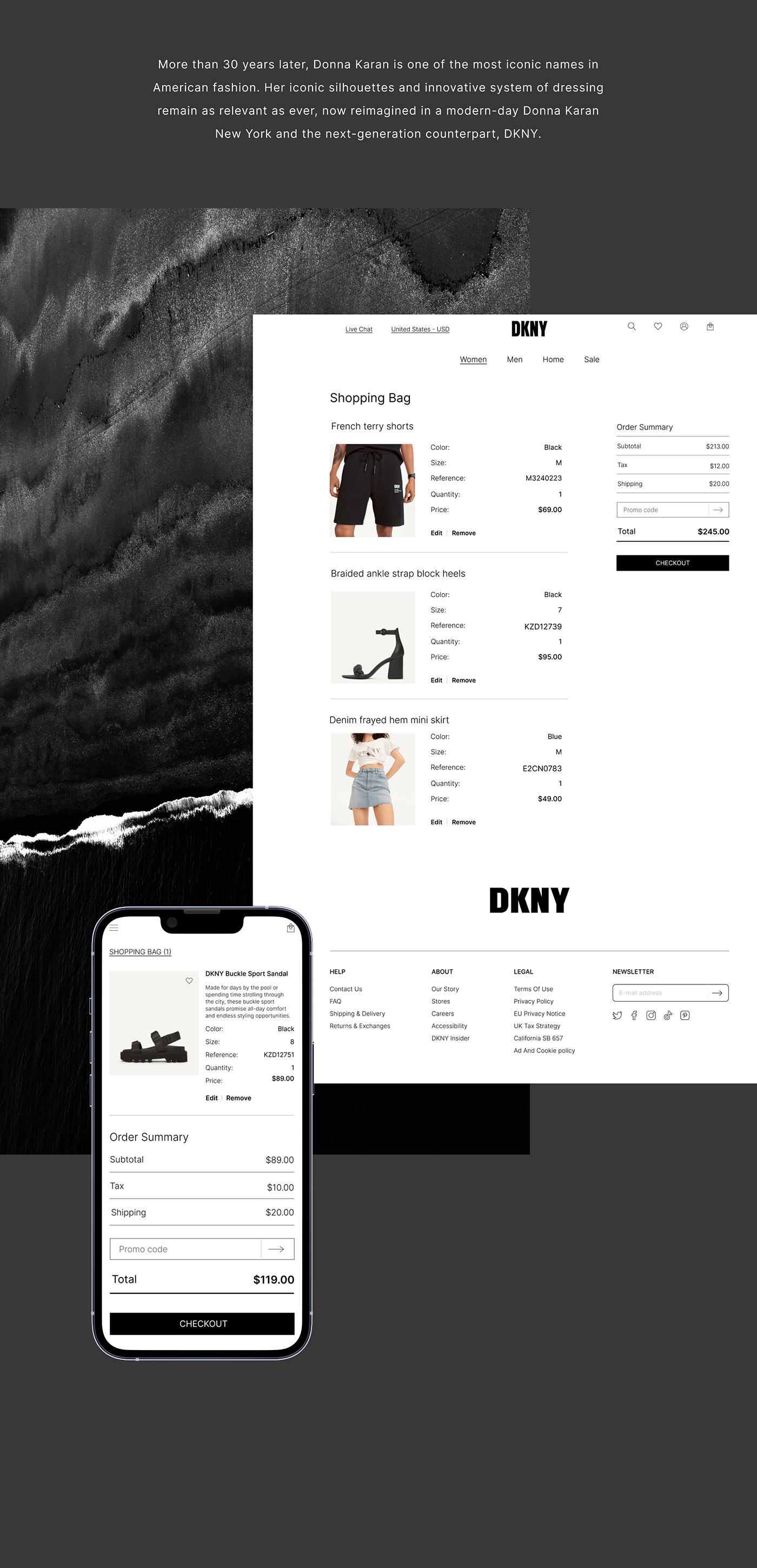Fashion  Figma redesign Style ux/ui Website