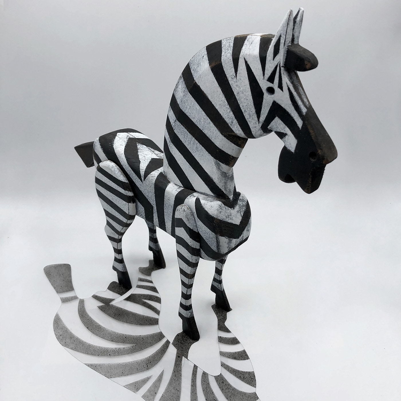 concept concept art conceptual sculpture wood zebra