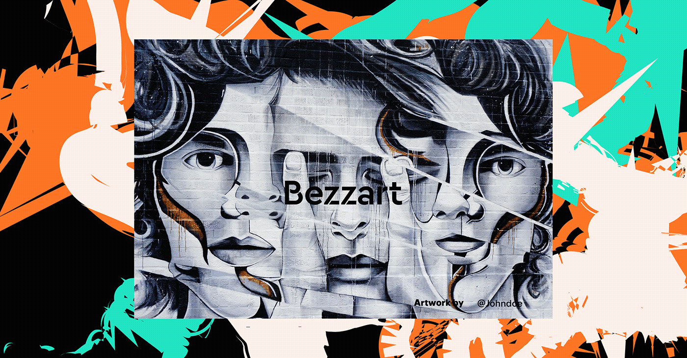 Agencies artists artworks Bezzart branding  creative design network Platform