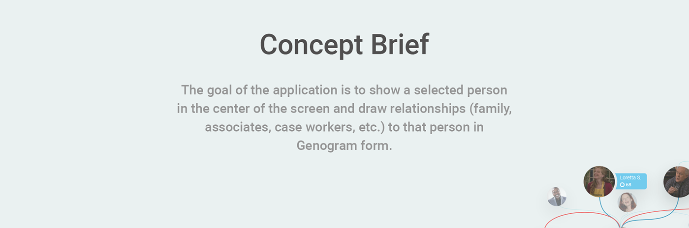 genegram UI ux animation  search motion mobile app interaction clean