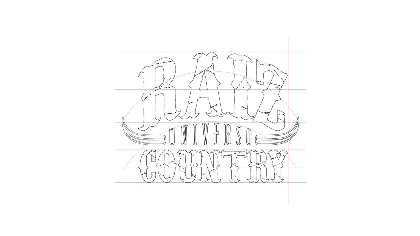 brand identity country western cowboy wild west rustic vintage business marketing   Advertising 