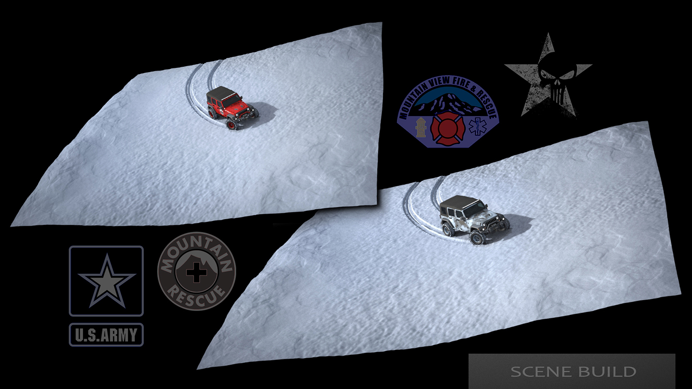 Wrangler CGI winter recon Patrol ski patrol Search & Rescue