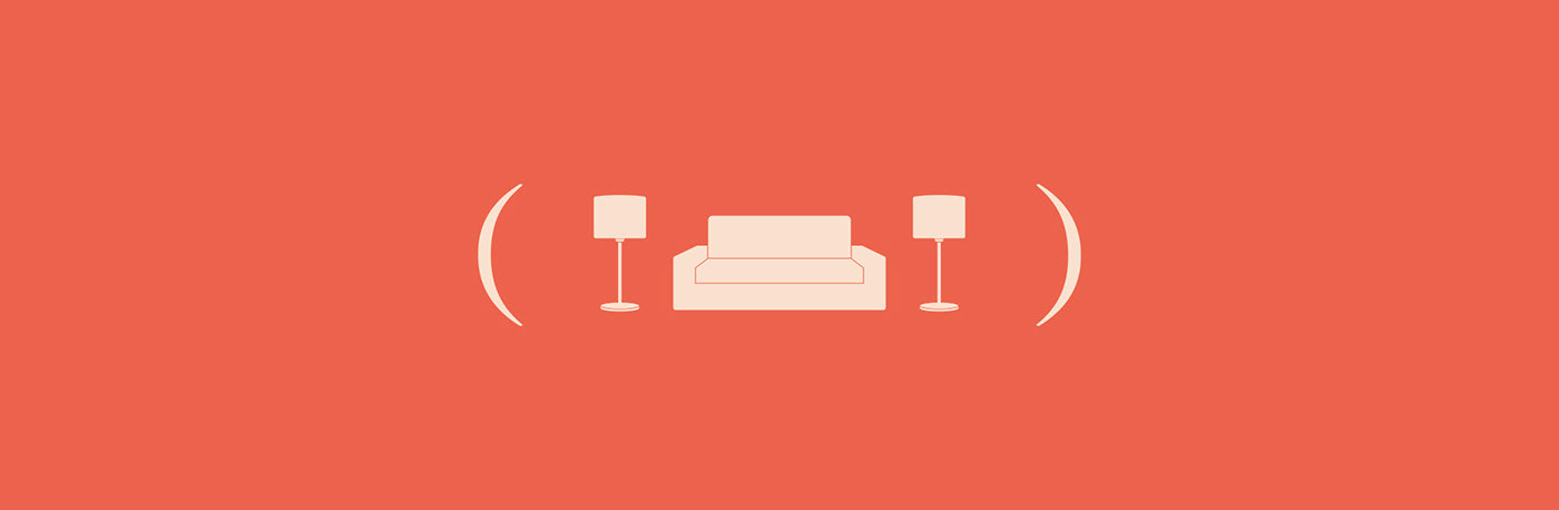 identity branding  furniture comfortable orange Catalogue relaxing cozy home лого