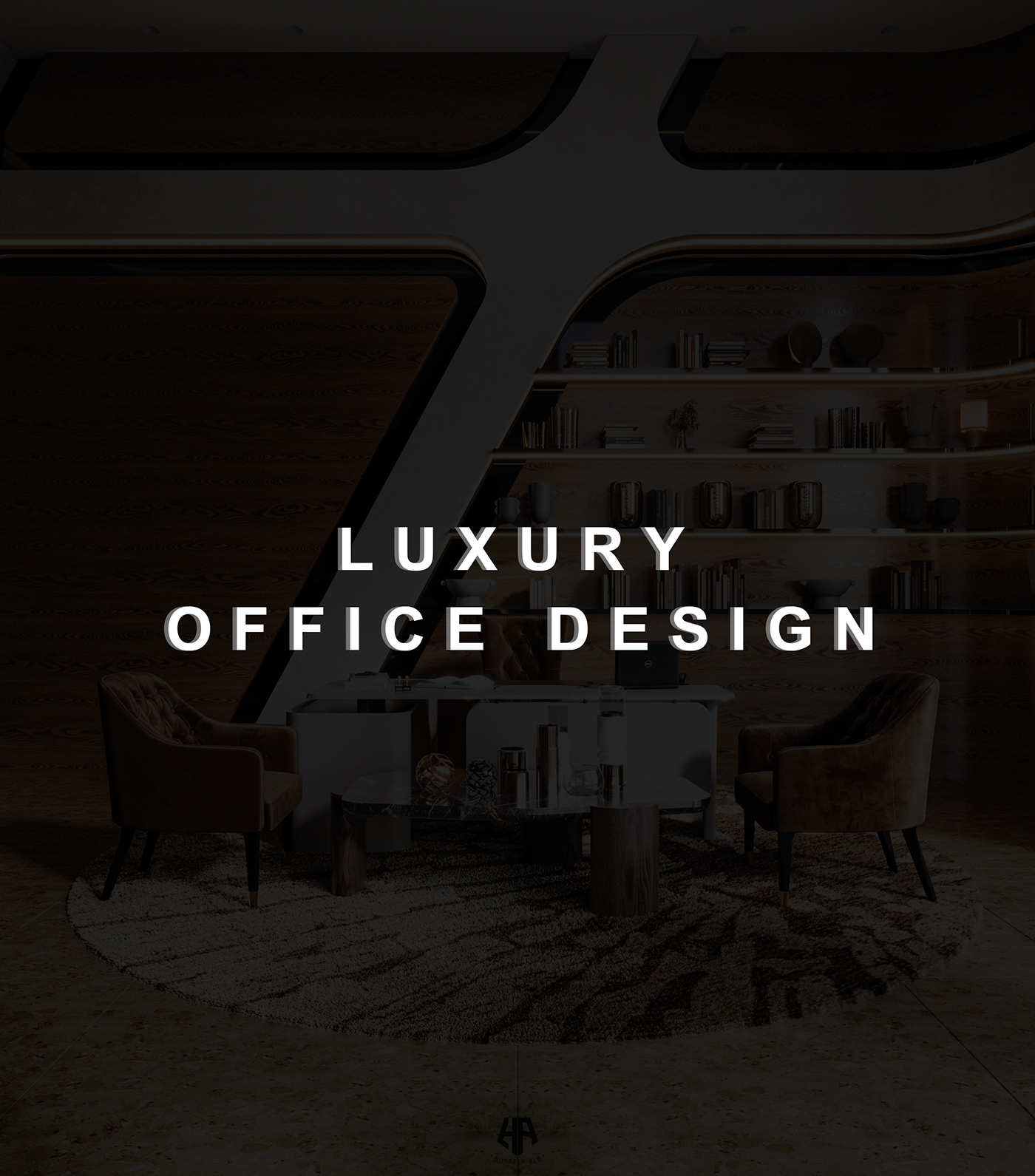 Office Office Design commercial workspace luxury modern visualization concept creative Intrerior design