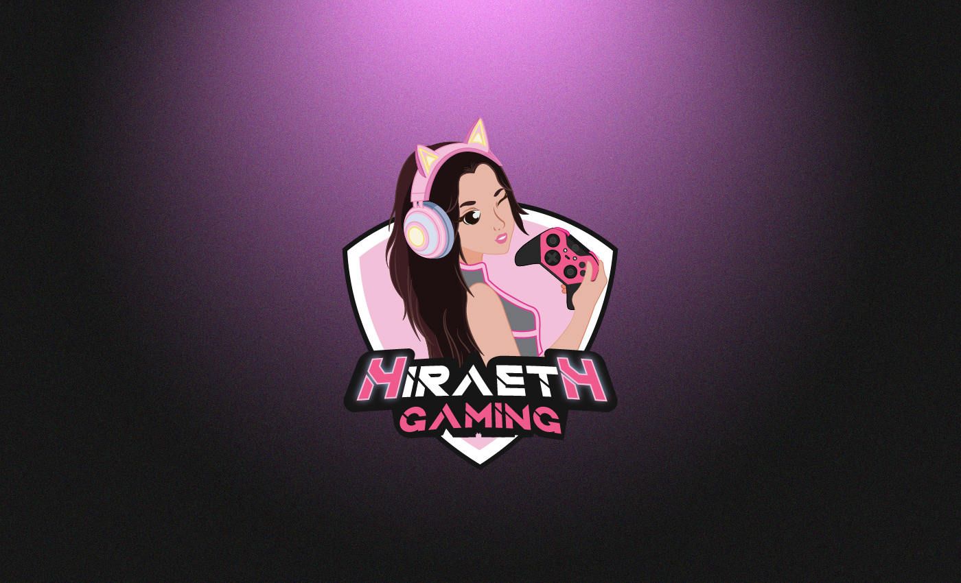 Character design  Gaming Logo Design Mascot Twitch esports logo  Gamer Girl graphic design  logo Freelance