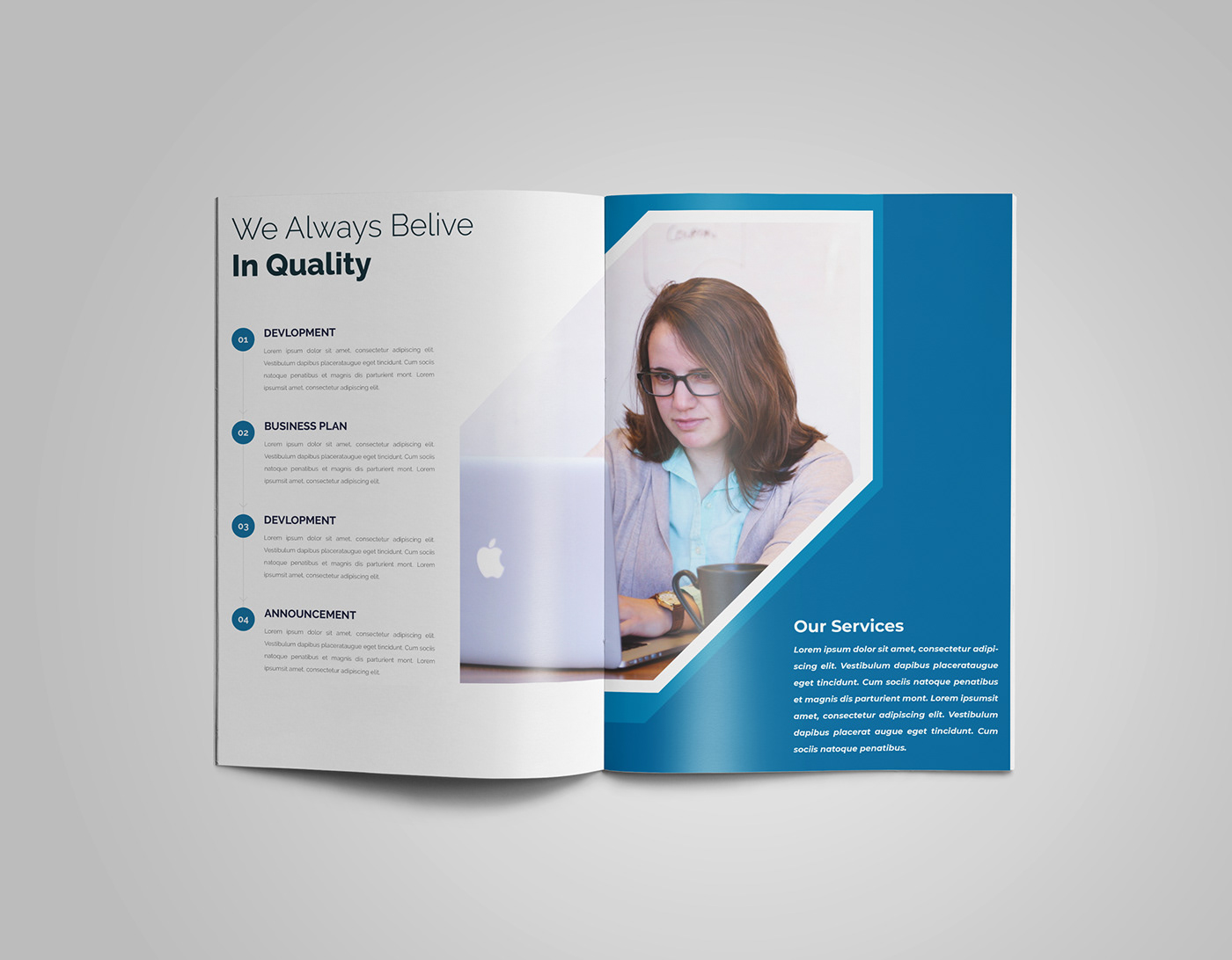 8 Pages a4 annual report branding  brochure brochure design Business Proposal Company Brochure corporate creative