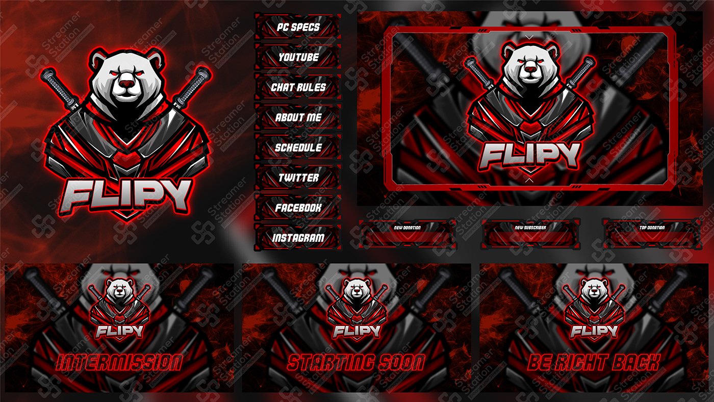 gaming design stream overlay Stream pack stream packages Streamer streaming service Twitch twitch design Twitch Emotes Twitch Overlay