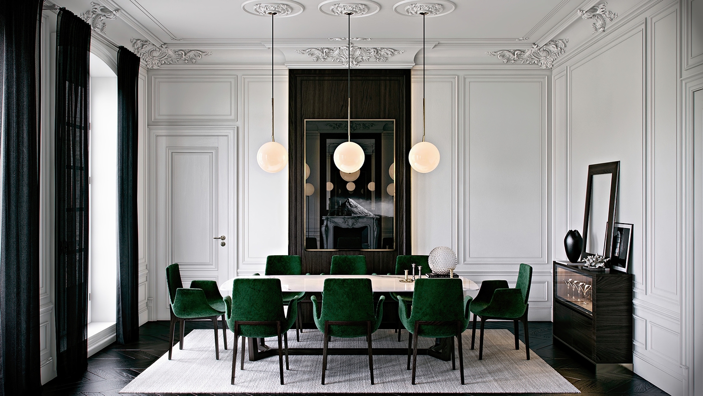 French living Classic contemporary Paris Interior eclecticism