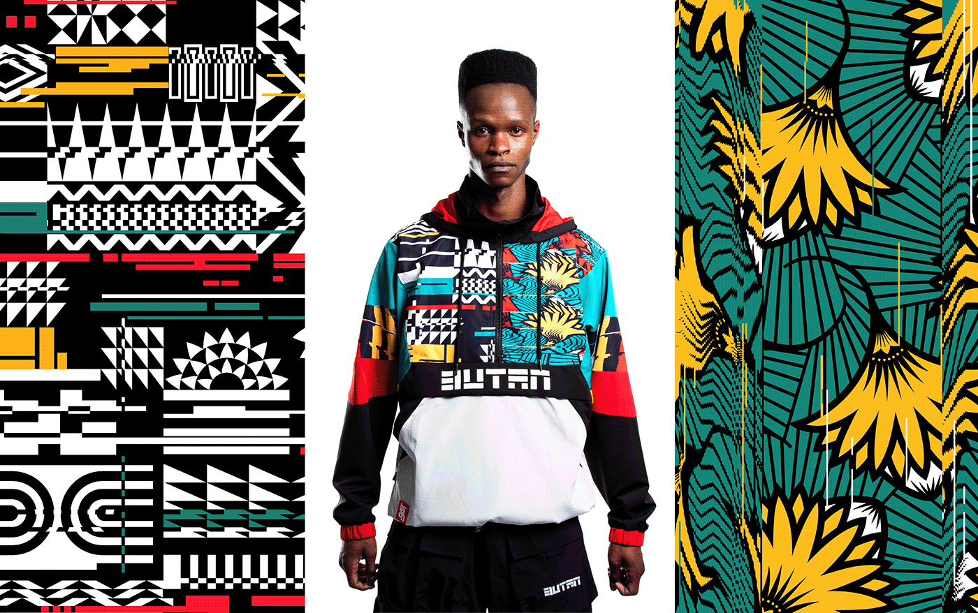 pattern camouflage Fashion  streetwear Clothing africa ILLUSTRATION  textile visual identity