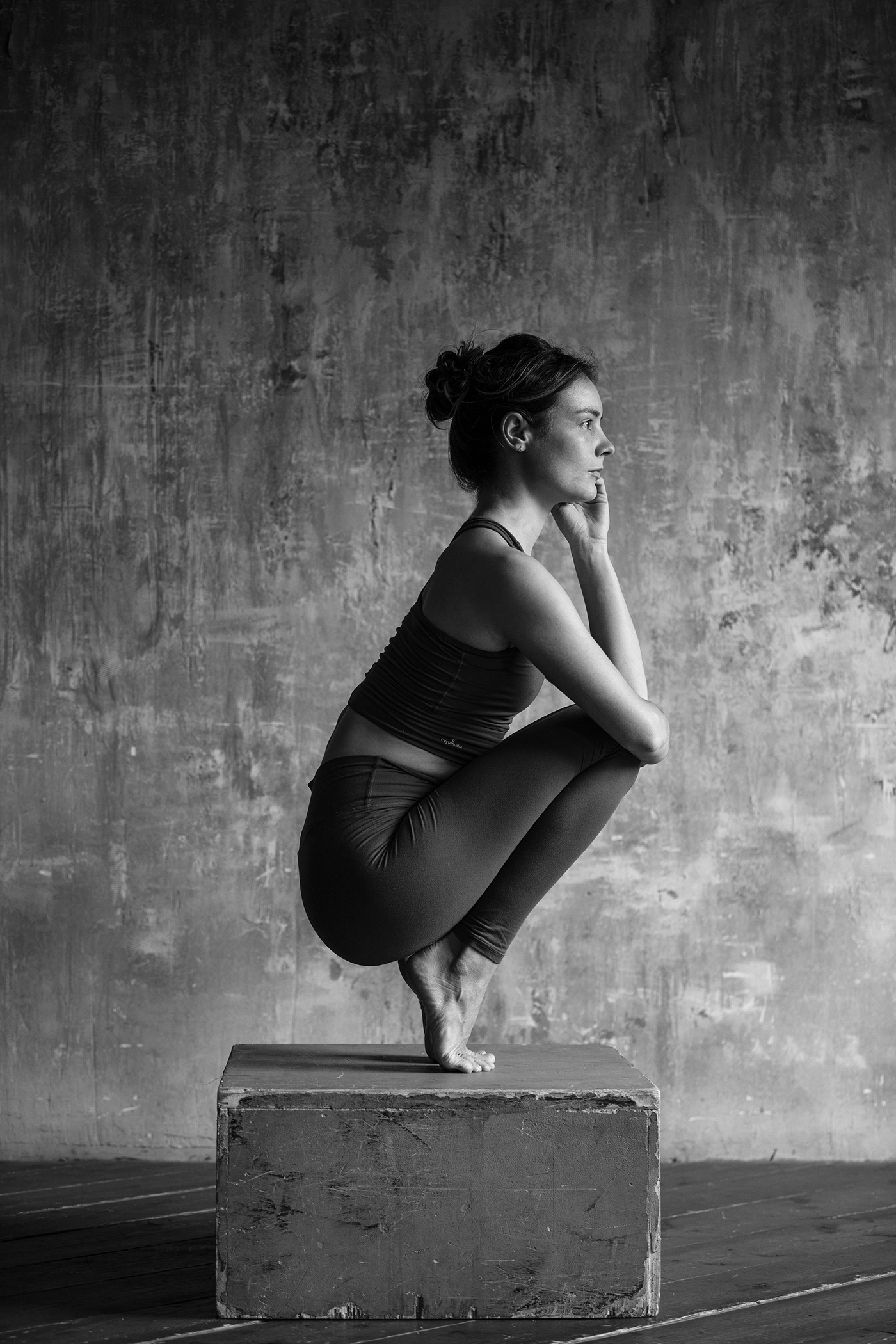 Active fitness gym healthy industrial Pilates portrait sport workout Yoga