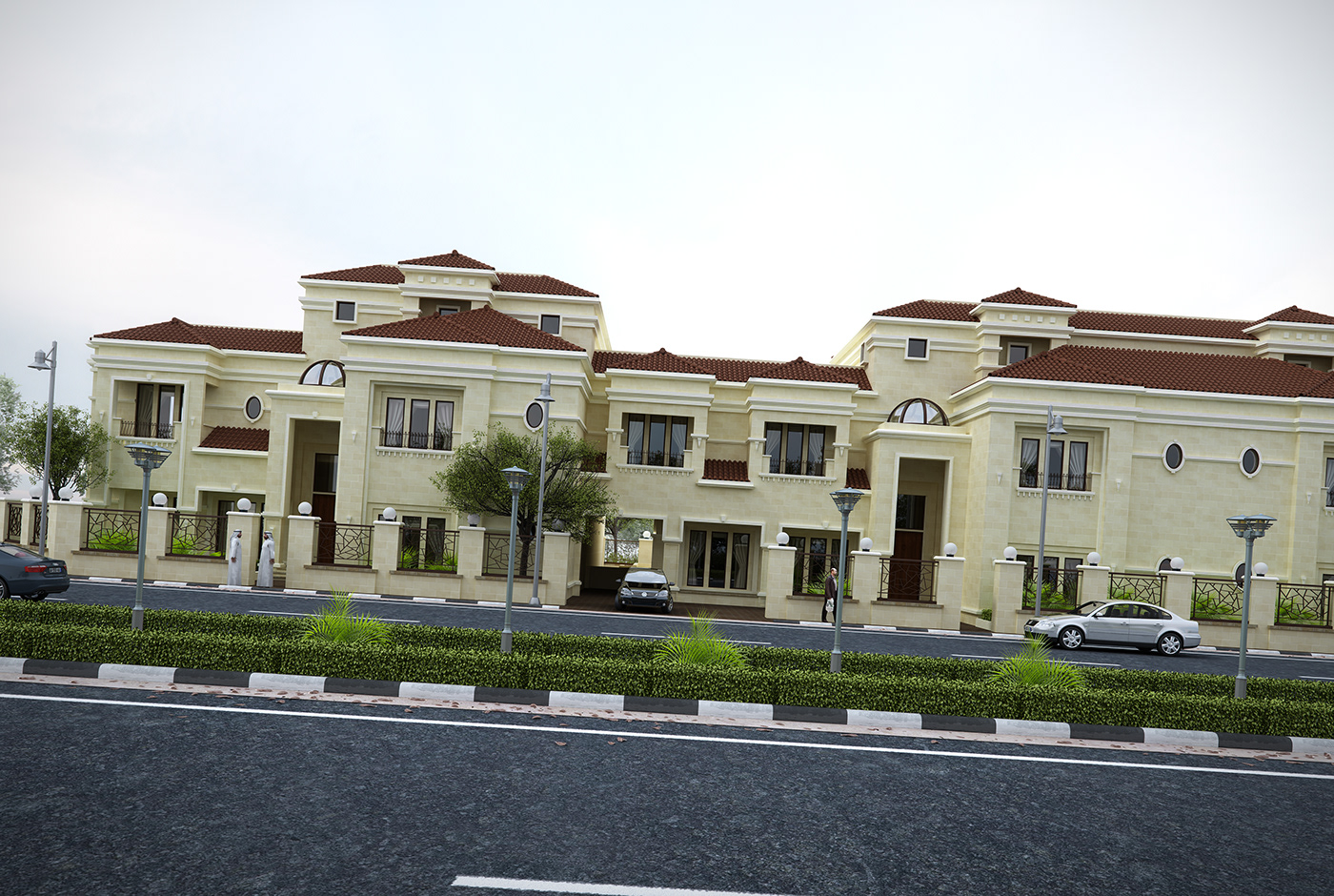 exterior rendering arabic Style design 3dsmax vray CG 3D