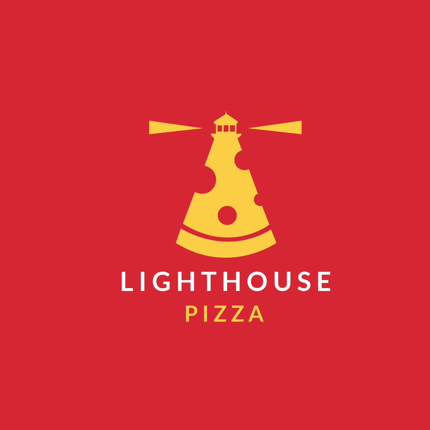 logo design Logo Design brand identity marketing   visual identity Advertising  adobe illustrator Graphic Designer lighthouse pizza