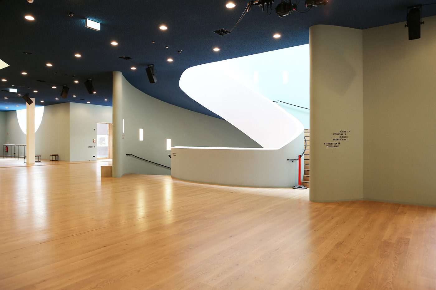 architecture building city cultural center design interior design modern munich Photography Urban