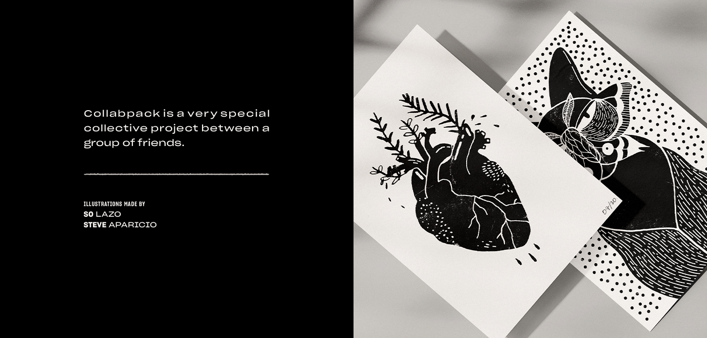 heart Love postcards print queer screenprint silkscreen