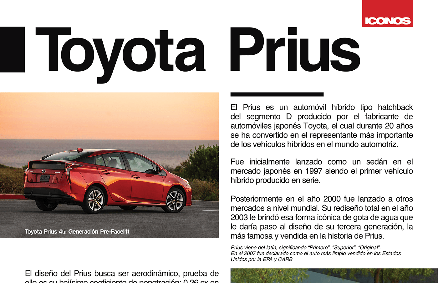magazine Cars automobile diagramación editorial Layout InDesign