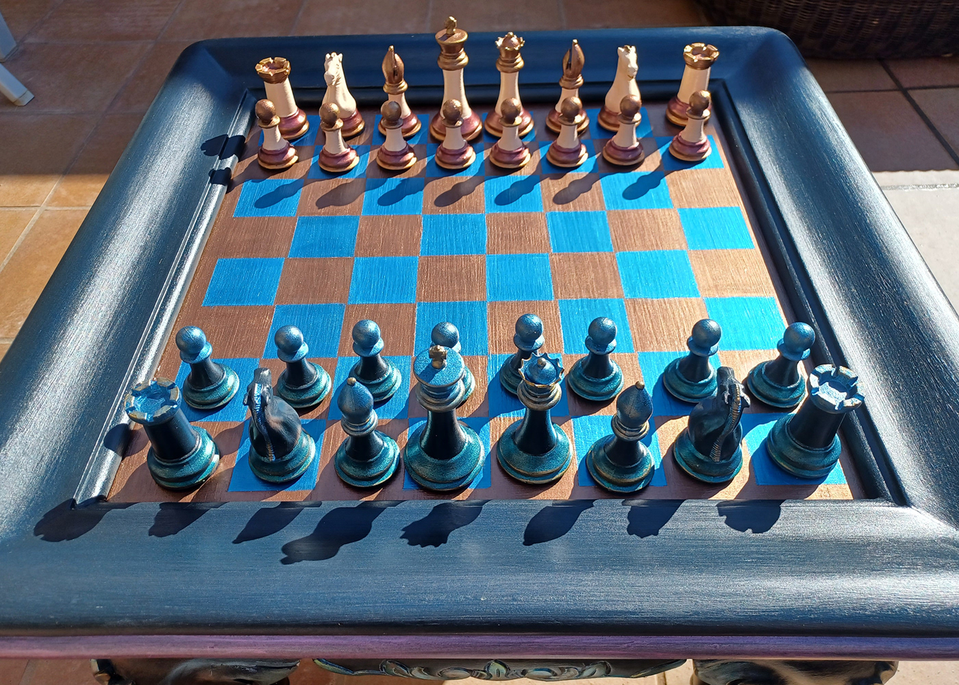 Ajedrez chess madera Reciclar recuperar rediseñar crear arte JaqueMate