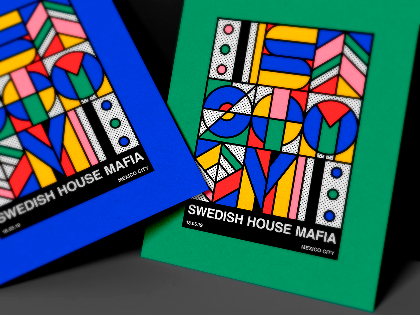 Swedish House Mafia PRINT GIG POSTER AXWELL SEBASTIAN INGROSSO STEVE ANGELLO POSTER design icon design identity branding