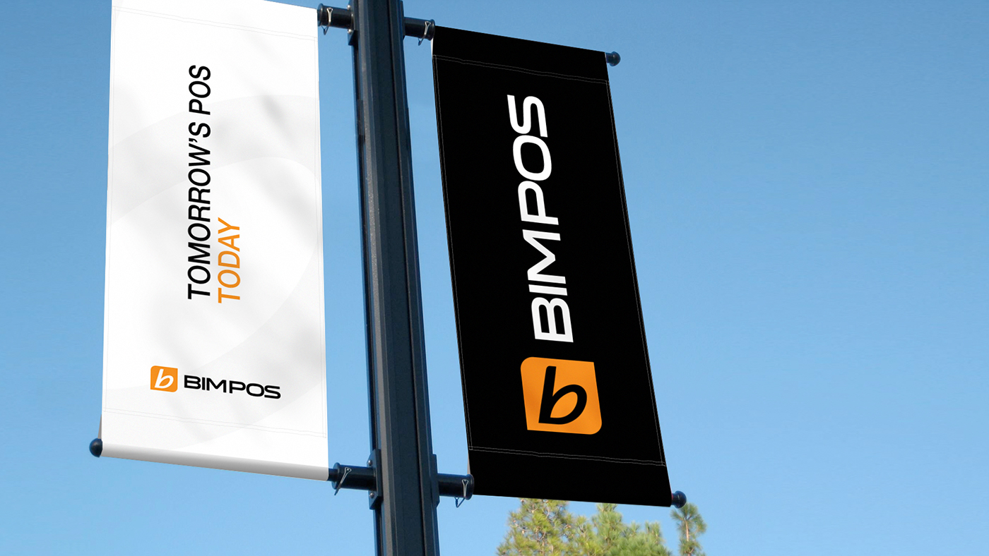 BIMPOS pos machines development design brand lebanon orange black new