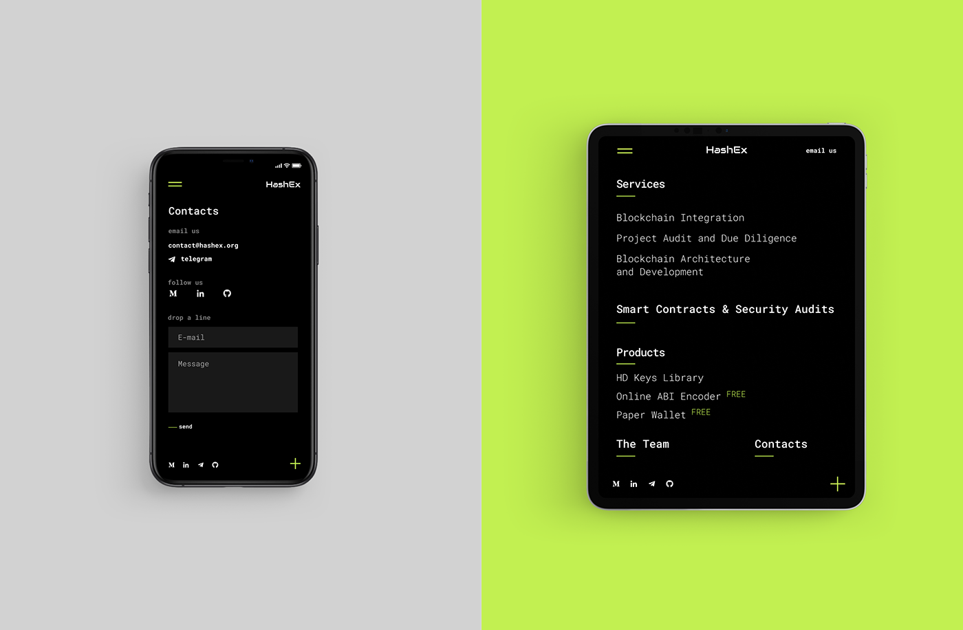 black clean corporate design fullscreen minimalistic motion UI ux Web