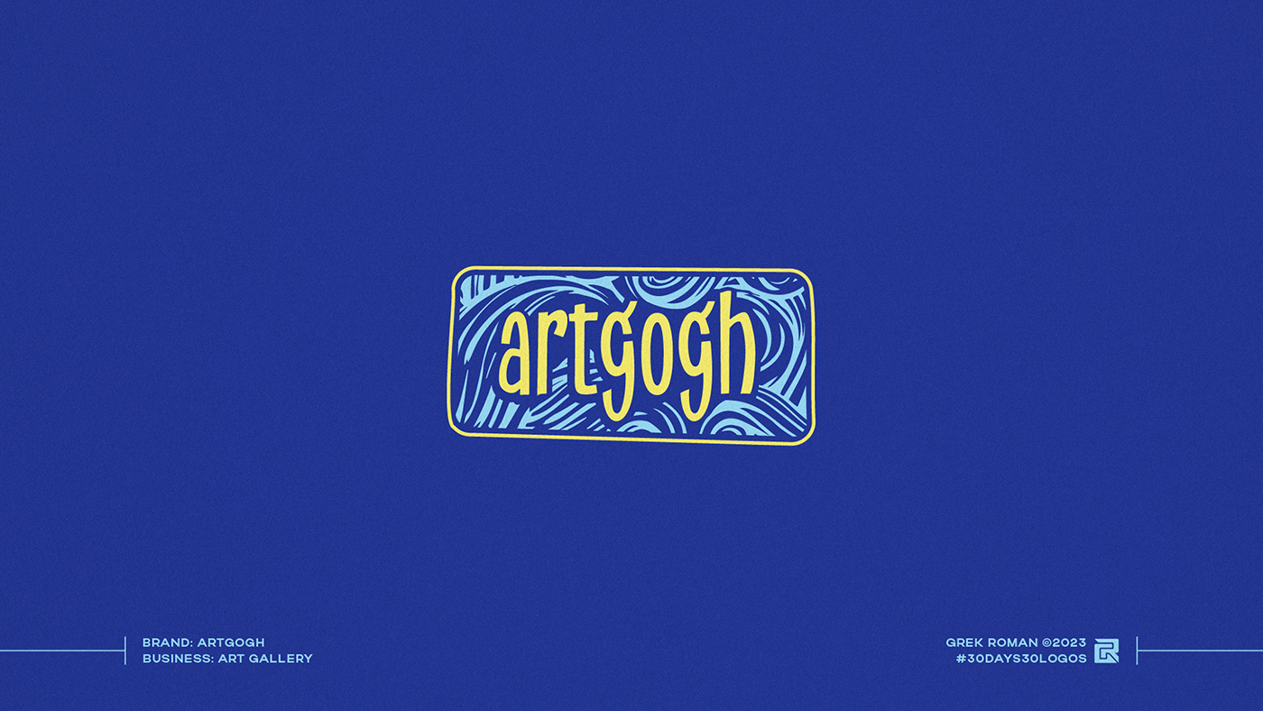 "ARTGOGH" - ART GALLERY LOGO