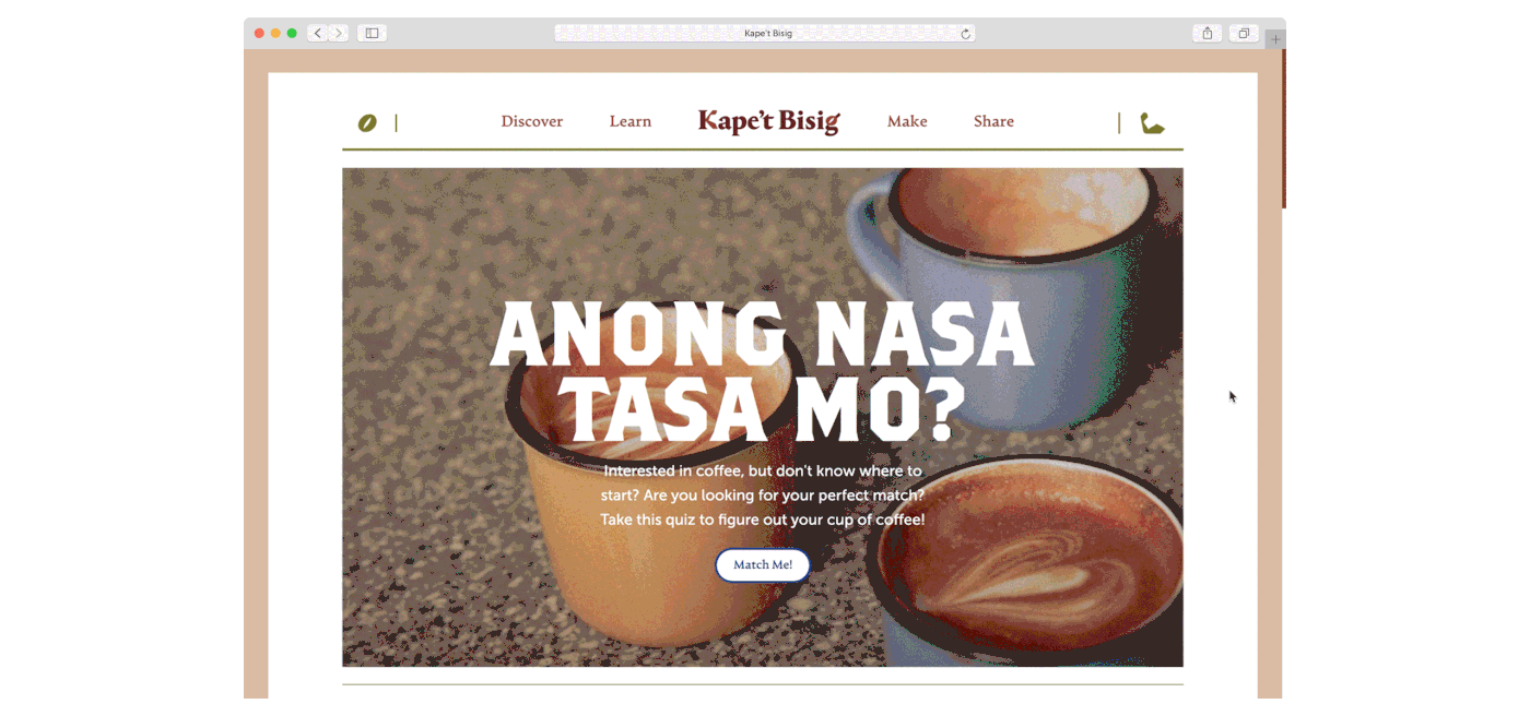 Coffee Philippine Coffee filipino philippines ILLUSTRATION  Web Design  branding  design research