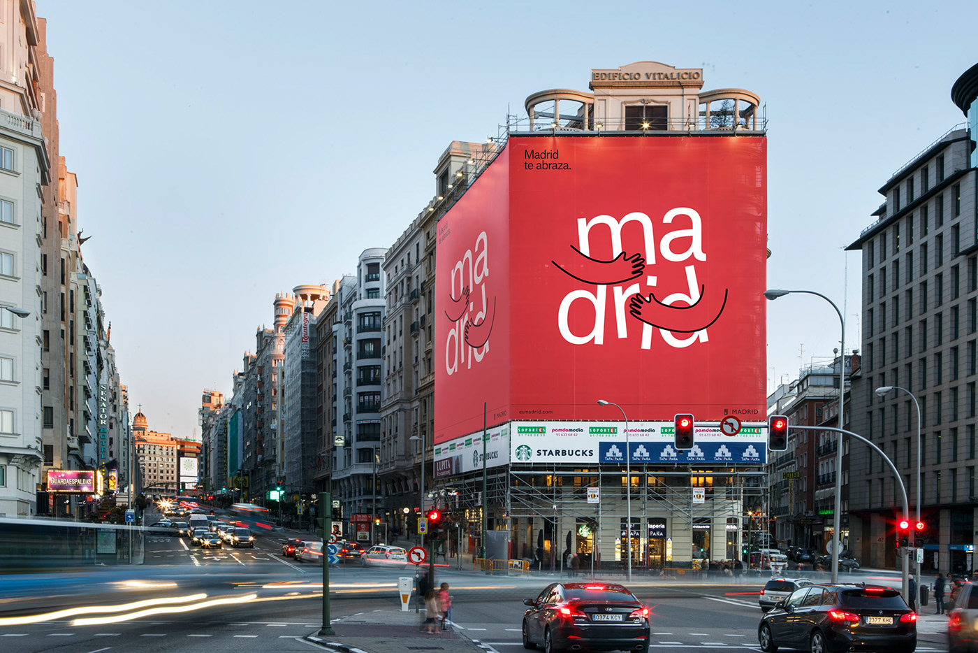 madrid city branding  madrid te abraza Diversity inclusion spain hug visual elements tourism