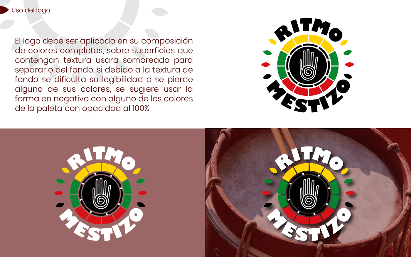 design logo visual identity Brand Design afro music drums percussion identity
