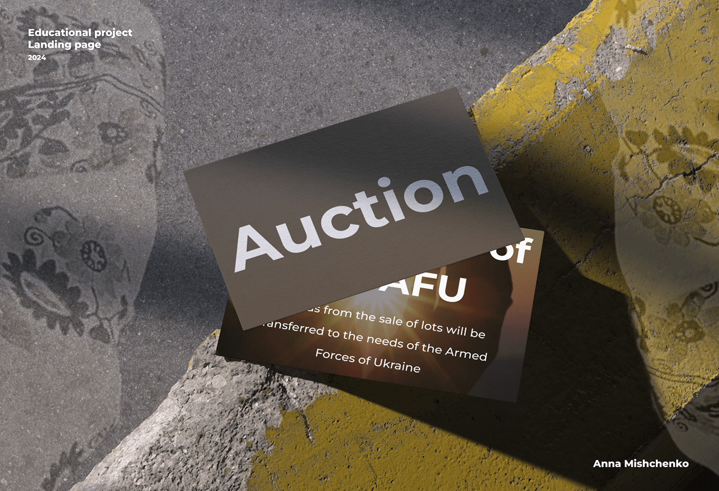 Figma landing page ui ux auction concept concept design design site Webdesign sitedesign
