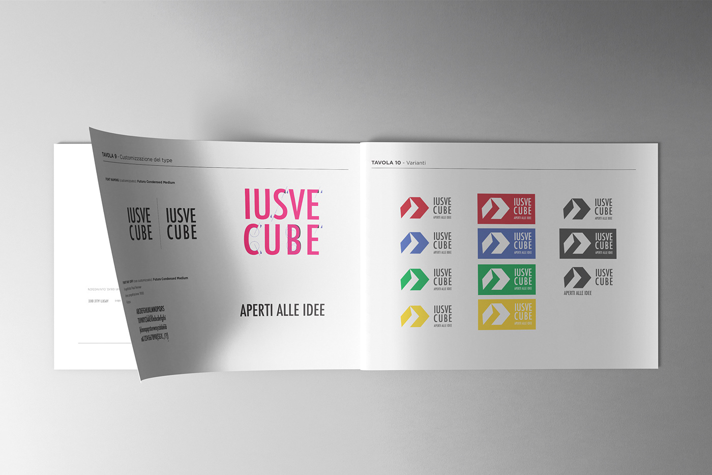 iusve Competition cube Corporate Identity logo red costruction Analysis infographic gadjet