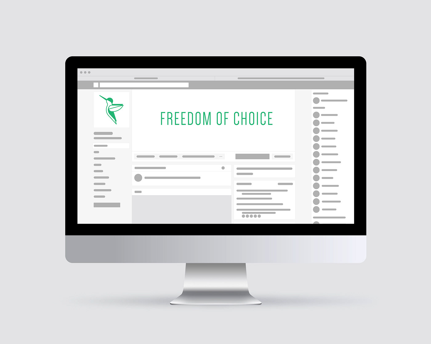 branding  logo hummingbird Refugees Truckshop freedom freedom of choice