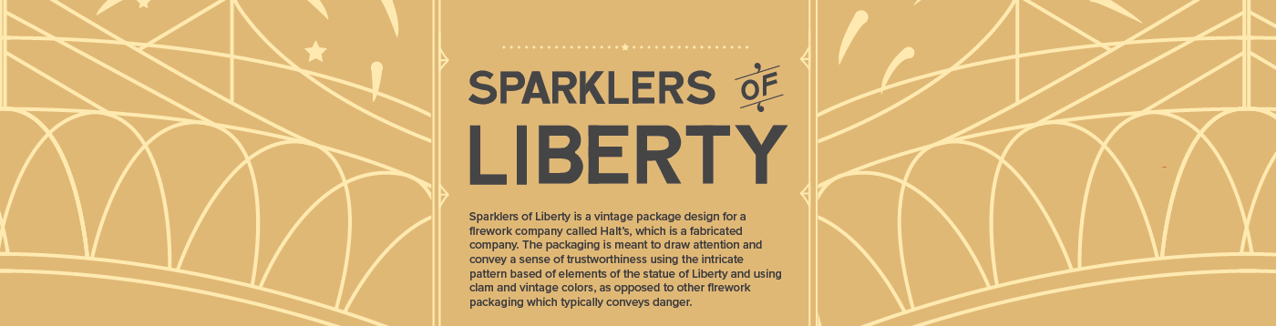 fireworks Packaging packaging design 4th of July america independence day Liberty united states usa