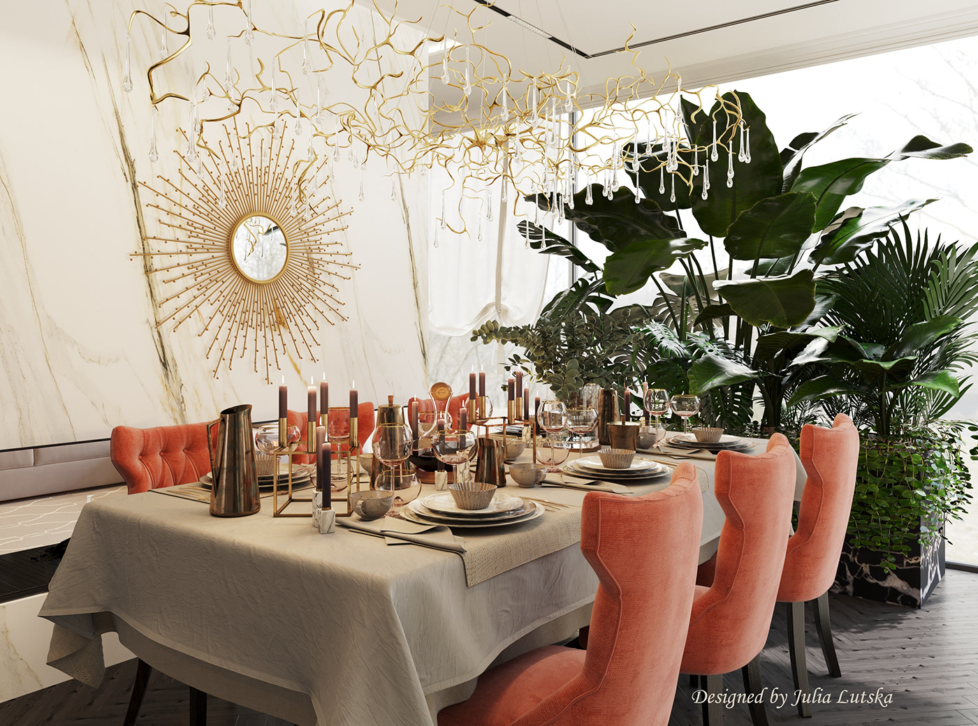 architecture dining area dining room living room luxury Luxury Design modern neoclassic Interior interior design 