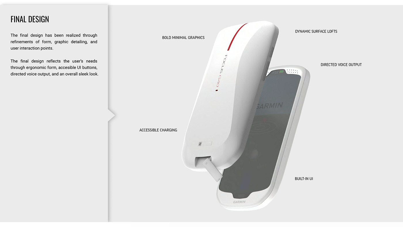 handheld industrial design  Garmin garmin gps productdesign product keyshot Golf GPS ID KU