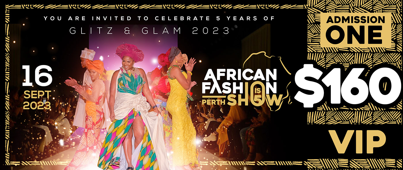 fashion show Australia african Logo Design campaign Event modeling glitz and glamour