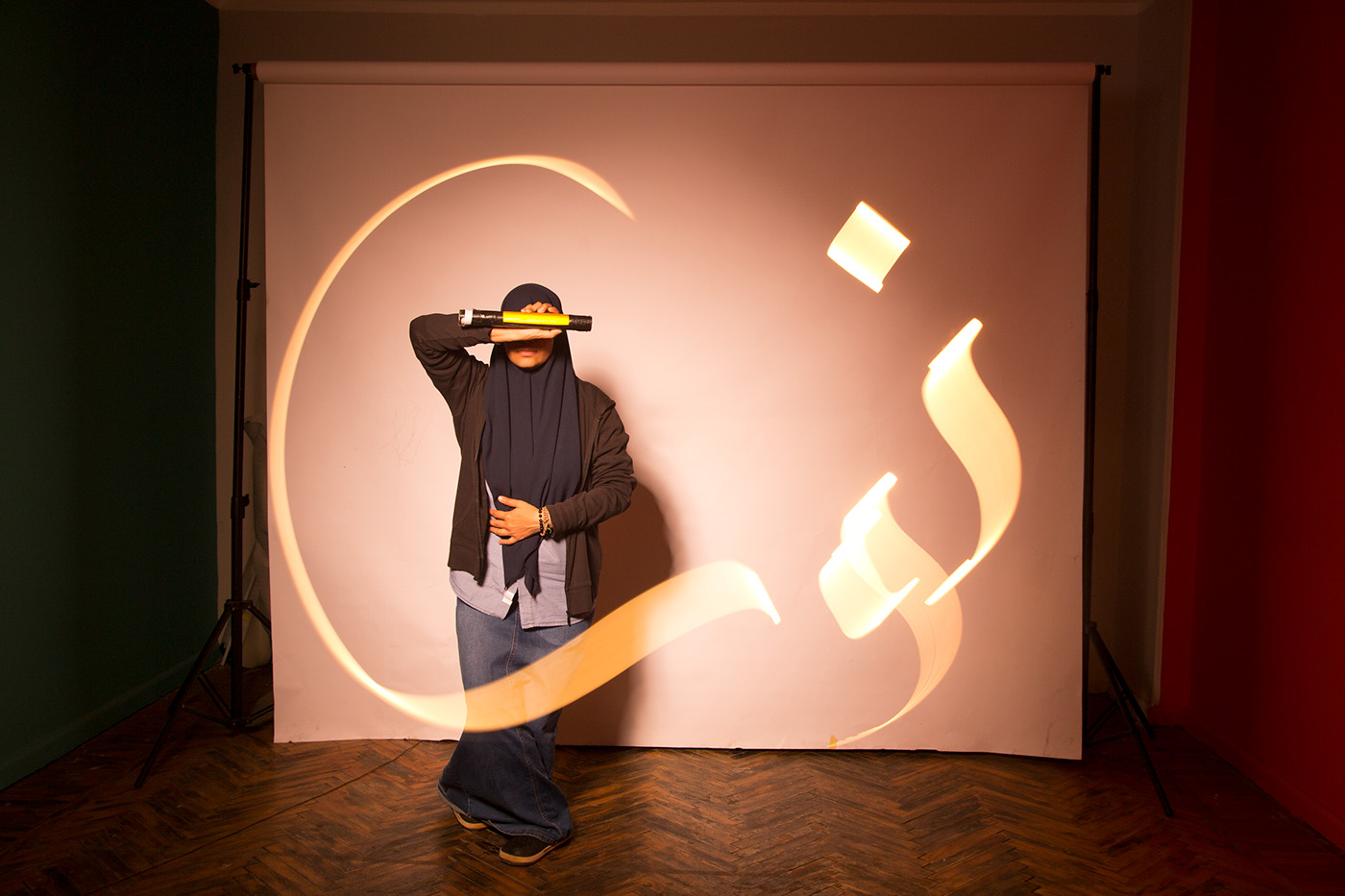 arabic light Calligraphy   art abstract Photography 